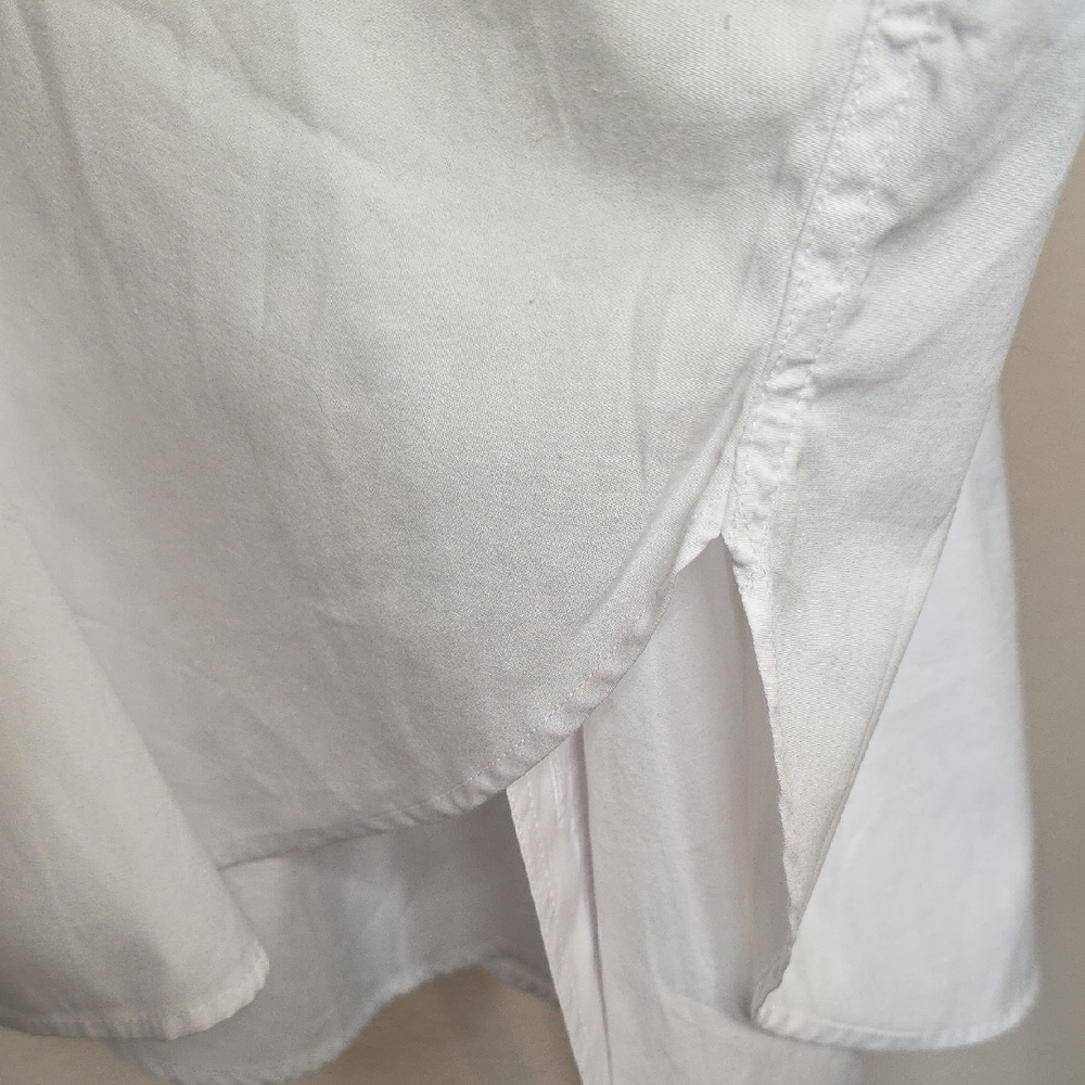 Madewell White Tuxedo Button Down Long Sleeve Shirt Medium - Picture 5 of 10
